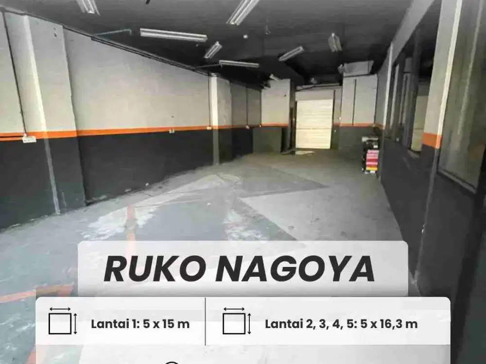 DIJUAL DAN DISEWAKAN 2 UNIT RUKO STRATEGIS NAGOYA, BATAM
