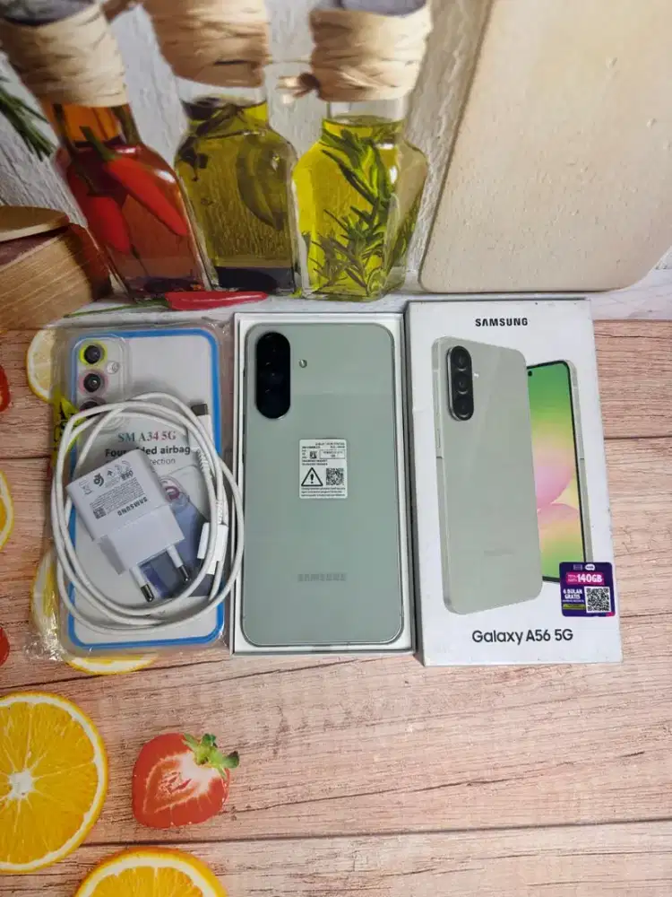 Hp LIKENEW SAMSUNG A56 5g ram 8gb  istimewa grns aktif free adaptor