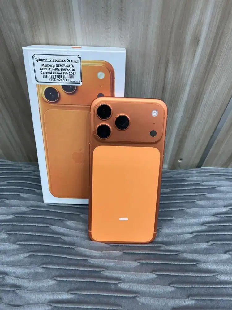 IPHONE 17 PRO MAX 512GB SECOND RESMI IBOX