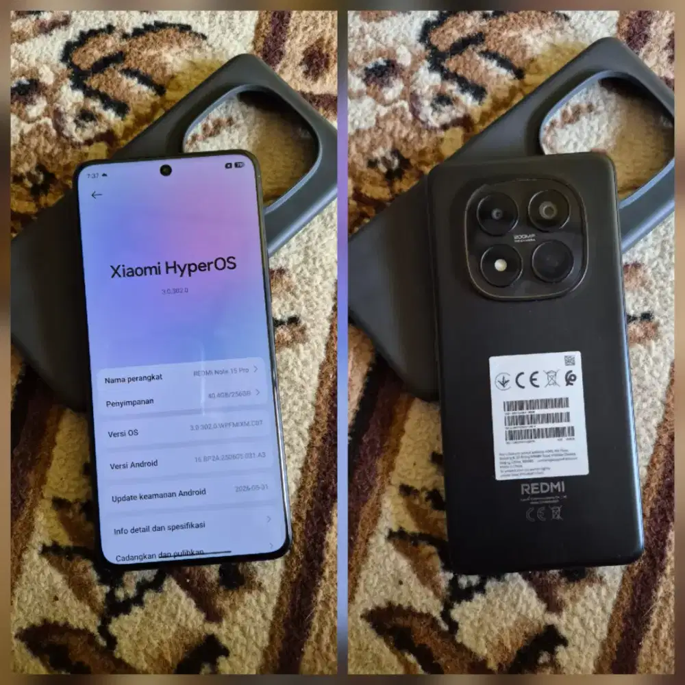 Xiaomi Redmi Note 15 Pro 4G 8/256GB Mulus Cc 60 Hp only