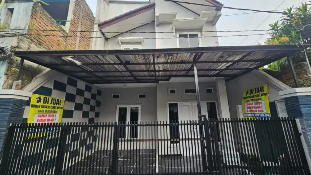 Rumah 2 Lantai Strategis di Cijerah Cimahi Selatan, SHM & Bebas Banjir