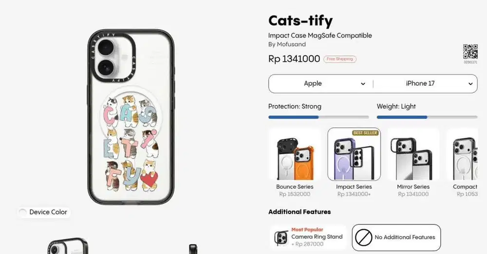 Casetify x Mofusand Cats-tify Impact Case IPHONE 17 Basic