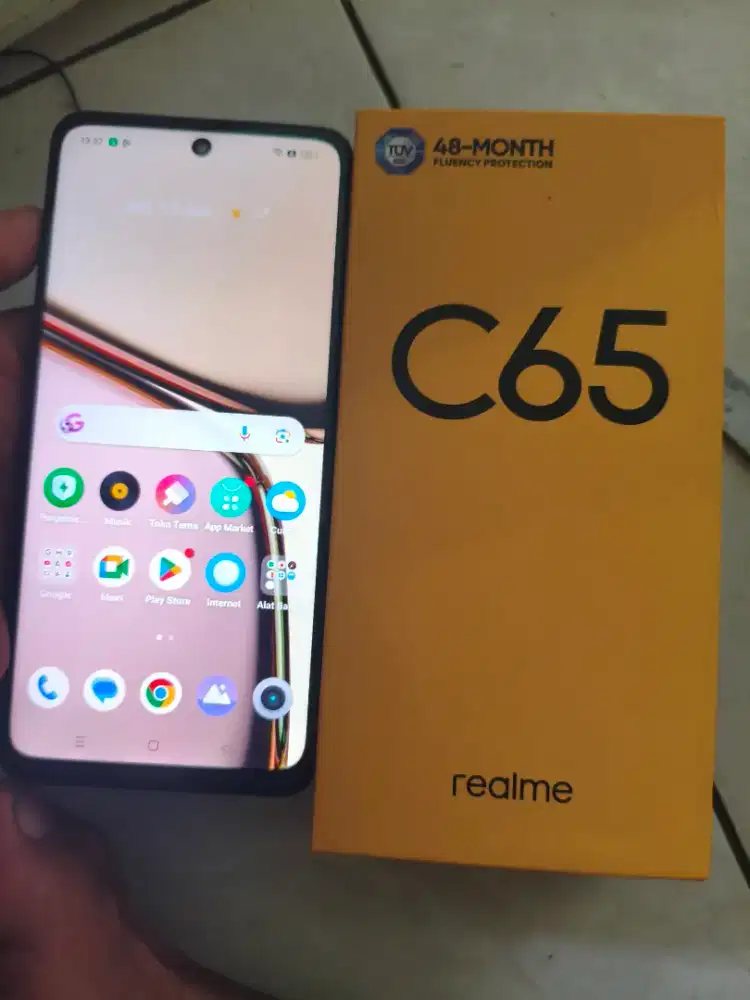 Realme C65 Ram 8 Rom 256 Fullset mulus no minus