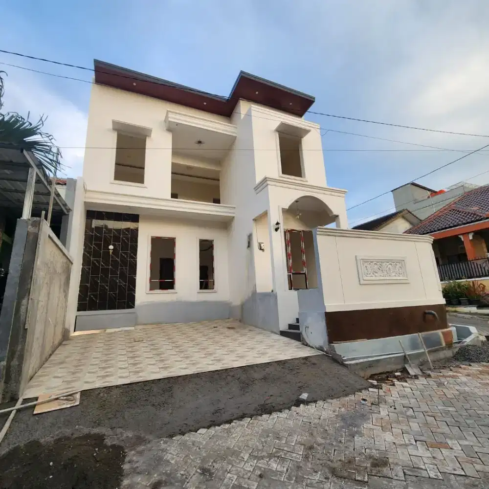 Rumah mewah progress finishing candi Kalasan manyaran