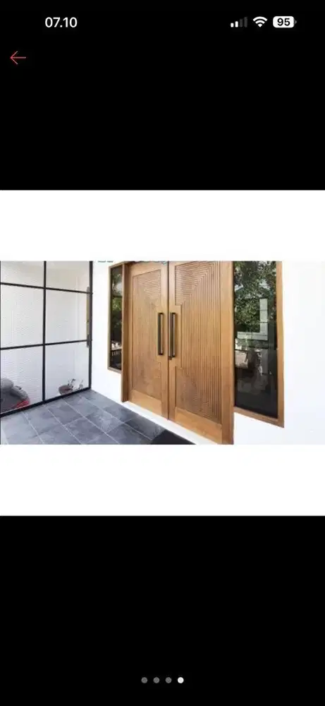 Pintu dan Kusen Kayu Mahoni