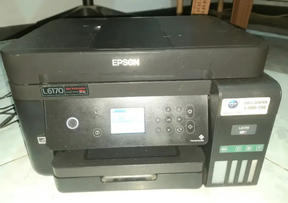 SIAP PAKAI EPSON L6170 Tinta FUL WIFI Direct AUTO Duplex Copy Scan ADF
