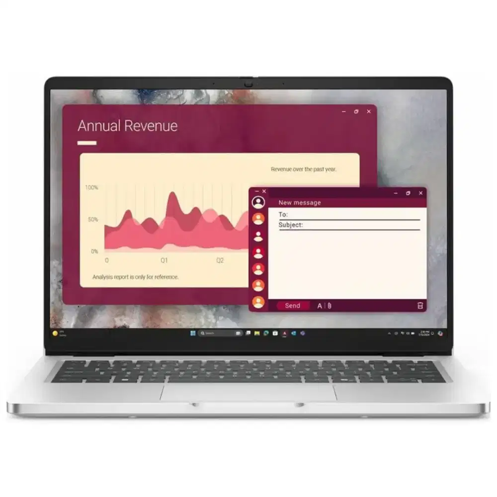 Laptop Dell Pro 14 PC14250 Intel Core Ultra 7 RAM 16 GB SSD NVMe 512GB