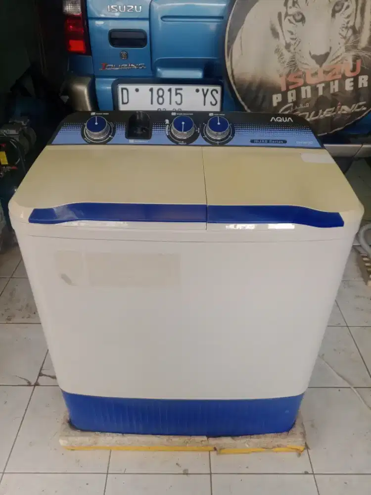 Mesin Cuci AQuA Japan Kapasitas 8-9Kg Mulus Orian