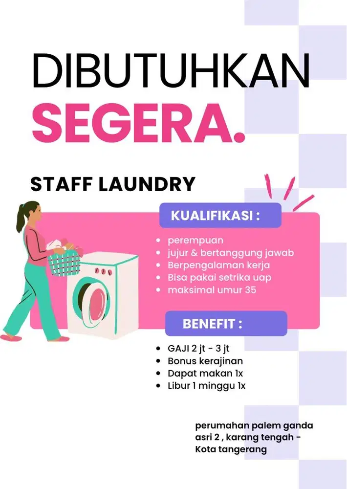 STAFF LAUNDRY PENGALAMAN