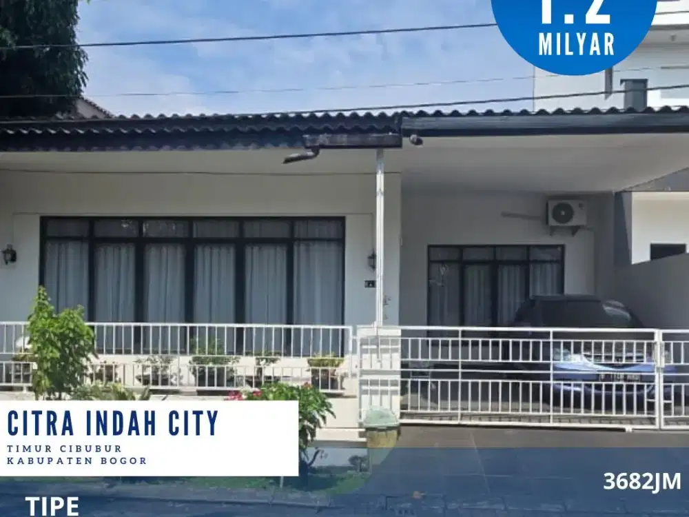 Dijual Rumah siap huni diCitraIndah City Cluster real estate Platinum