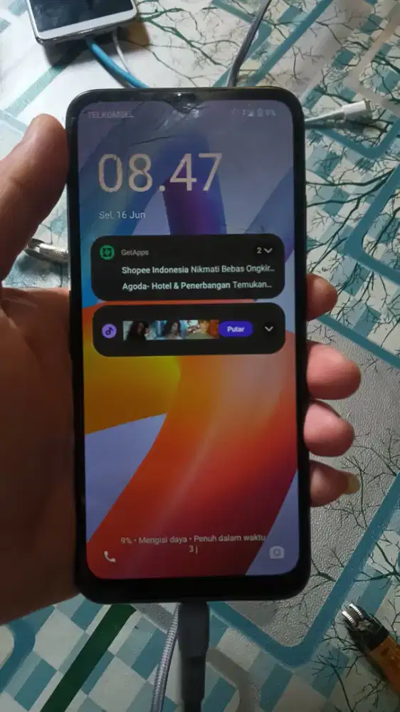 Redmi A2 ram 3/32 4G dual sim card (hp saja )