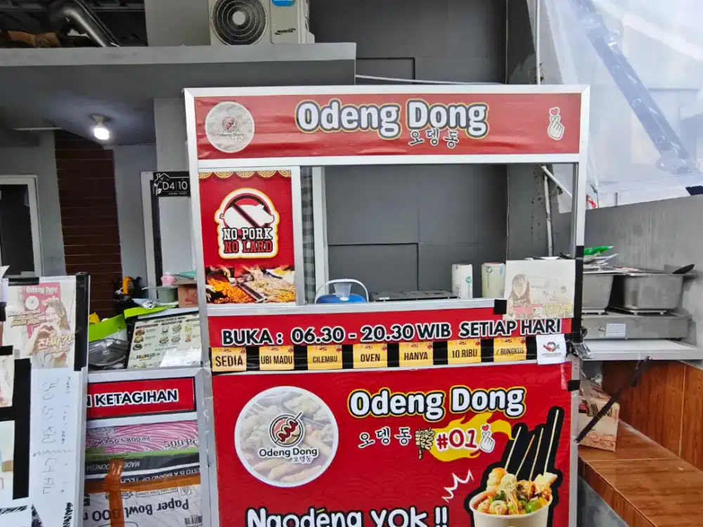 Paket Usaha Booth Jualan Odeng