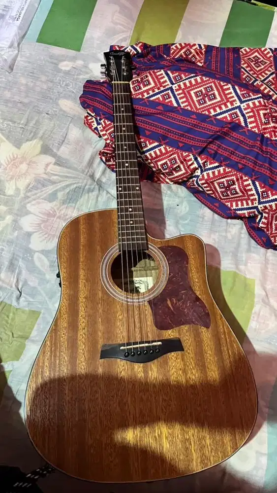 Dijual Cepat Gitar Cowboy akustik eletrik