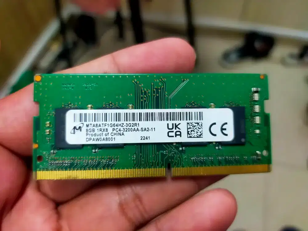 Dijual ram 8GB DDR4 PC 3200 ORI cabutan dari laptop Asus siap pasang