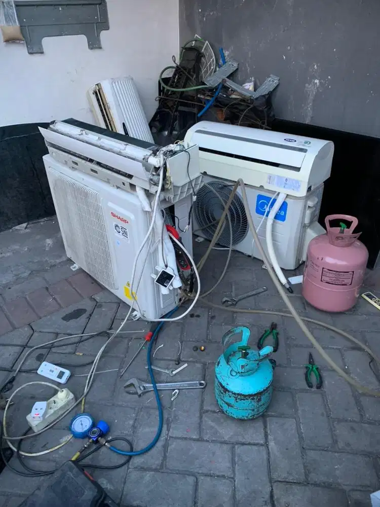 Terima AC rusak, mati, rombeng, normal