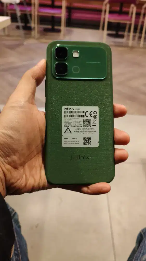 Infinix note edge 8/256 5G hp casan minus layar retak