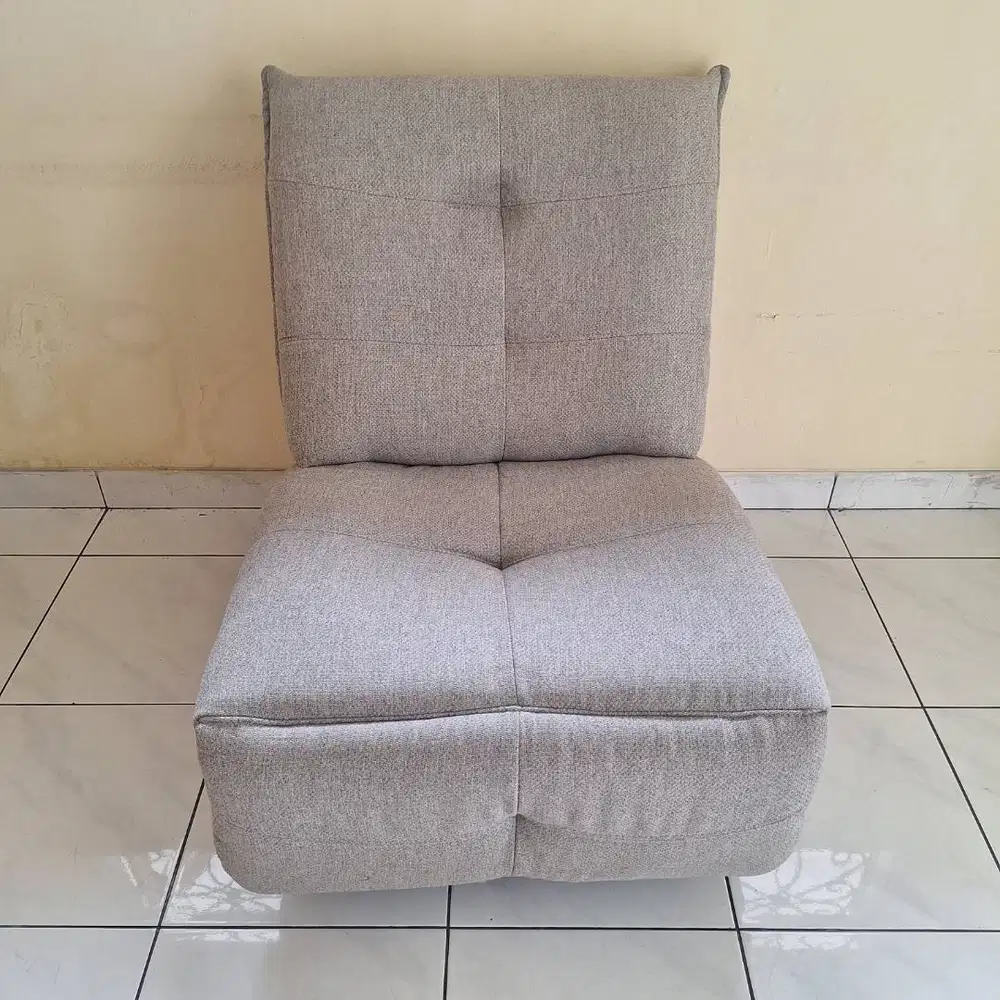 sofa 1 dudukan santai kaki bisa diangkat