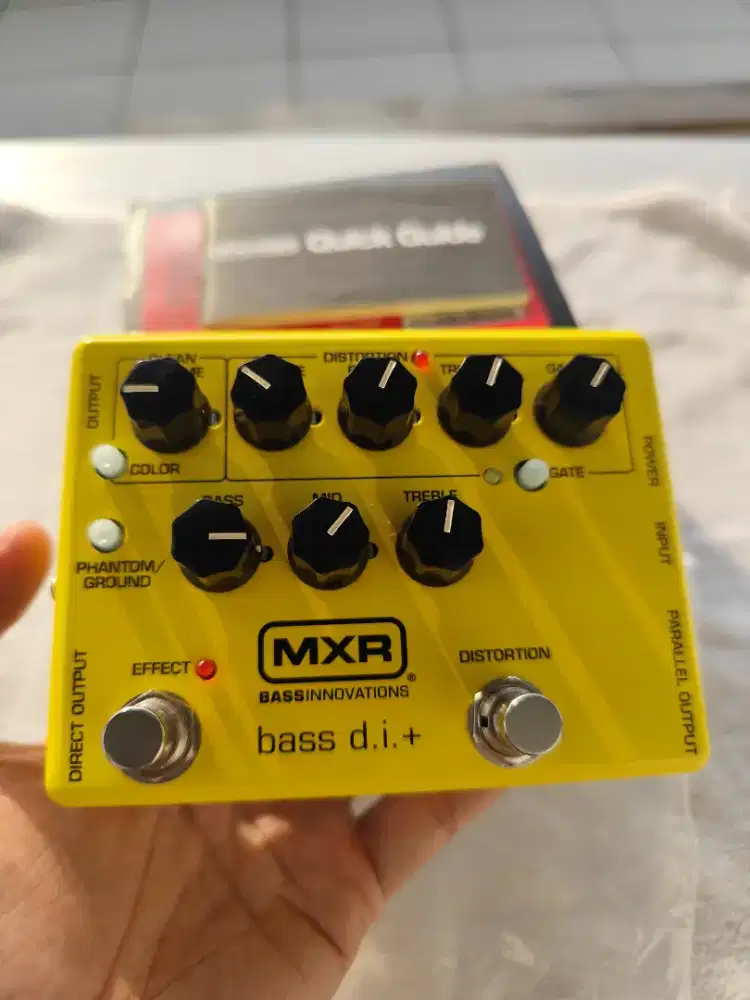 Efek Gitar Bass MXR Preamp M80 Yellow XLR Drive Pedal Alt Hartke