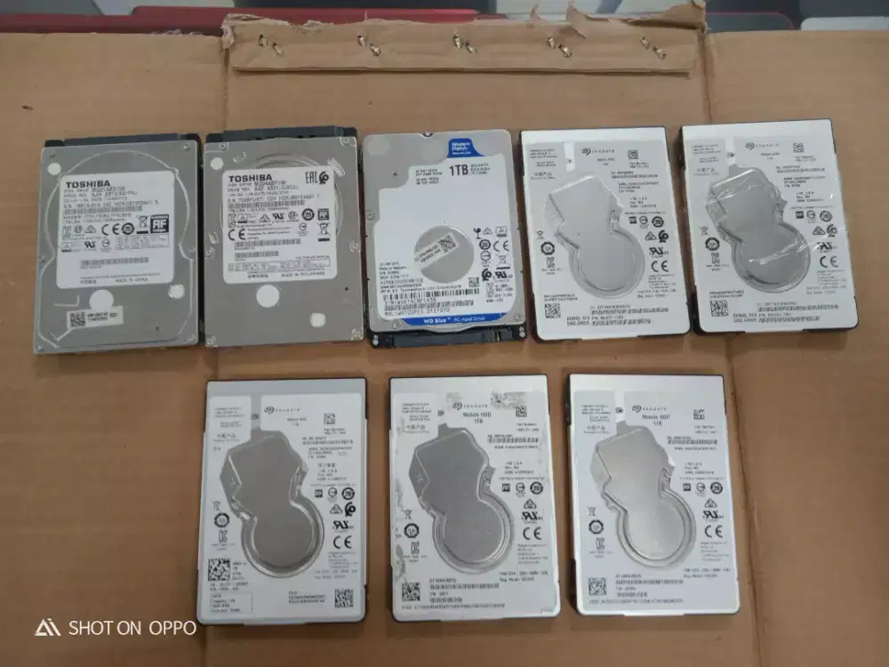 JUAL HDD LAPTOP 1TB/1000GB Slim 100/100 Sentinel