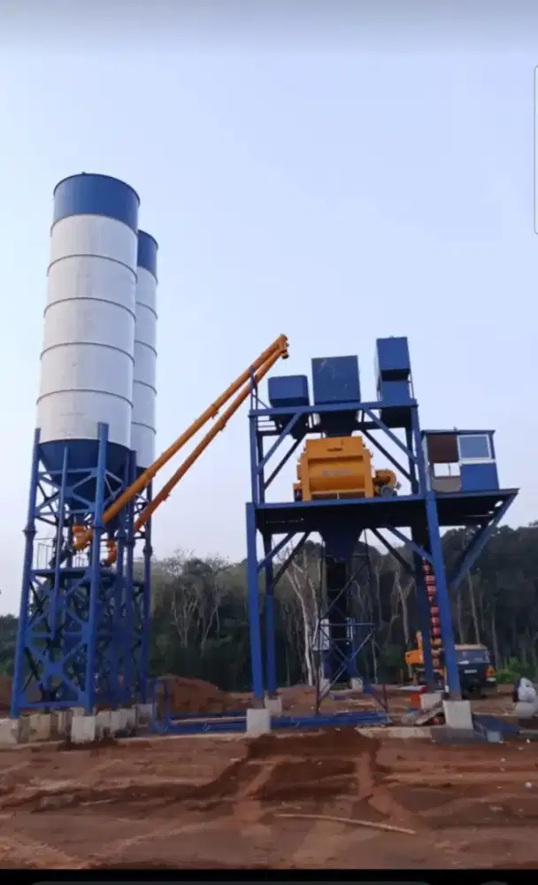 BATCHING PLANT WETMIX 90–120 M³/JAM –MIXER SICOMA 3M SIAP PROYEK BESAR