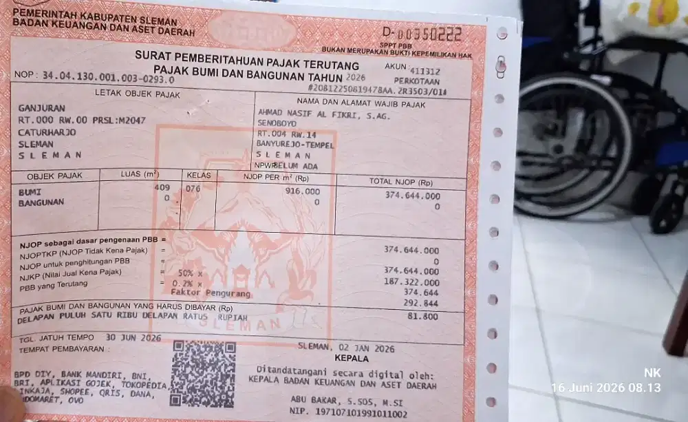 Dijual tanah strategis