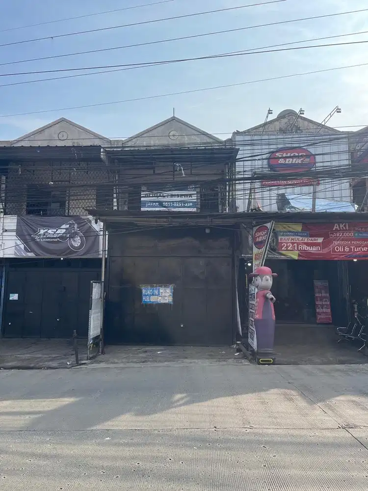 Ruko strategis pinggir jalan raya ramai