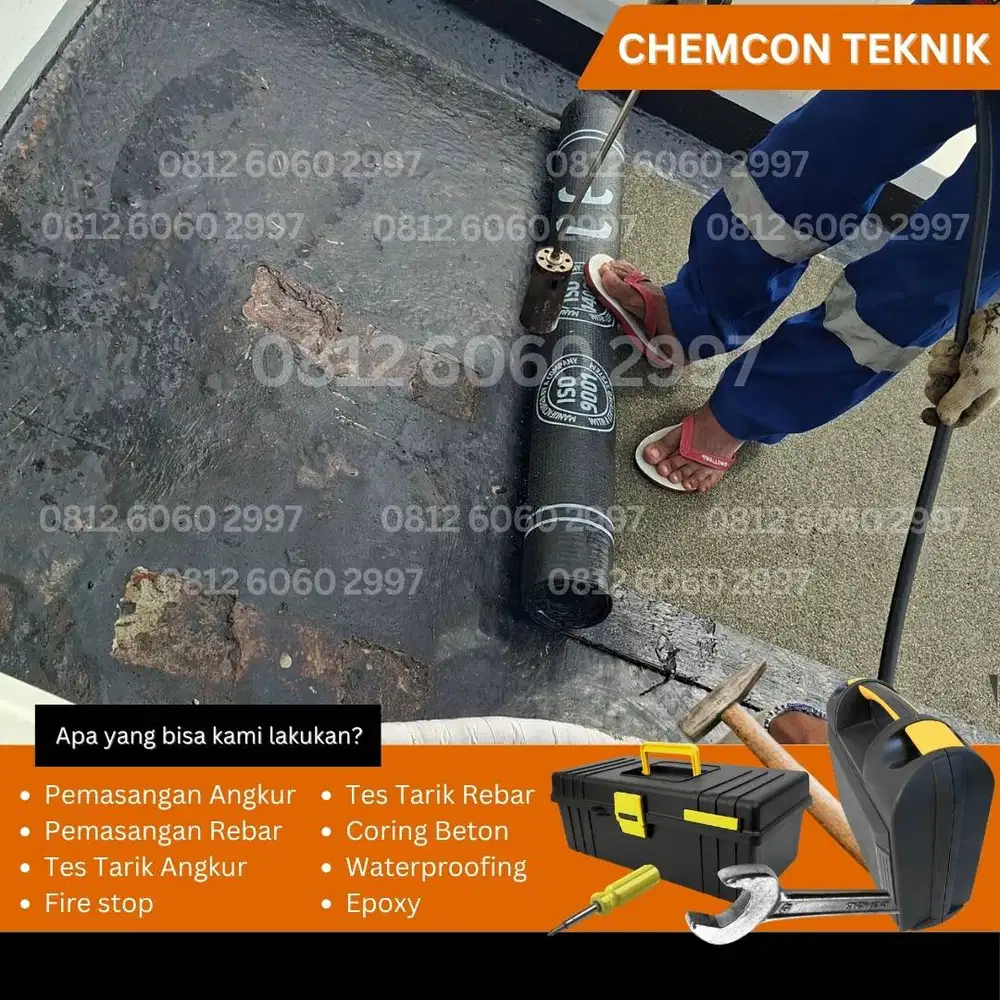 Jasa Waterproofing Membran Bakar Tangerang Selatan Bergaransi