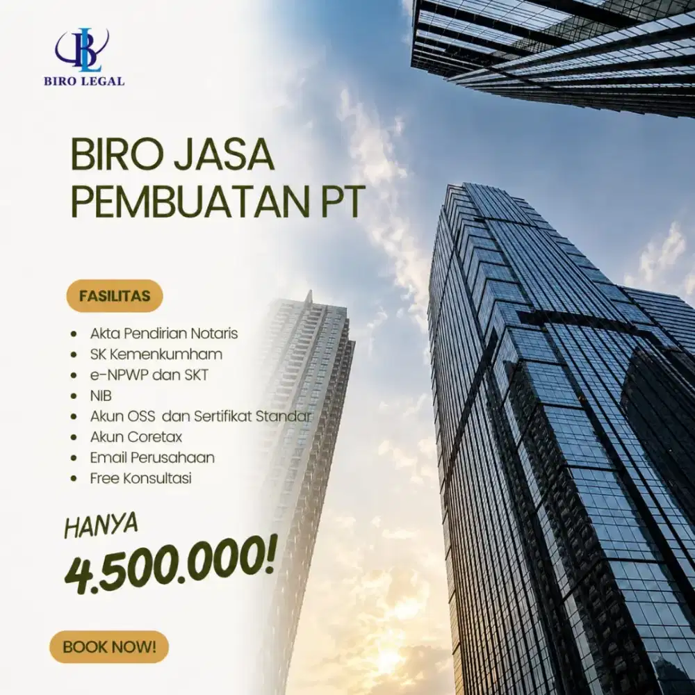 PEMBUATAN/PENDIRIAN PT, CV BONUS VIRTUAL OFFICE