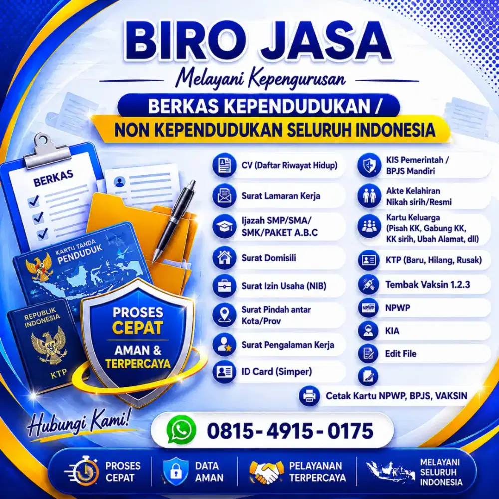 Jasa pembuatan dokumen terpercaya