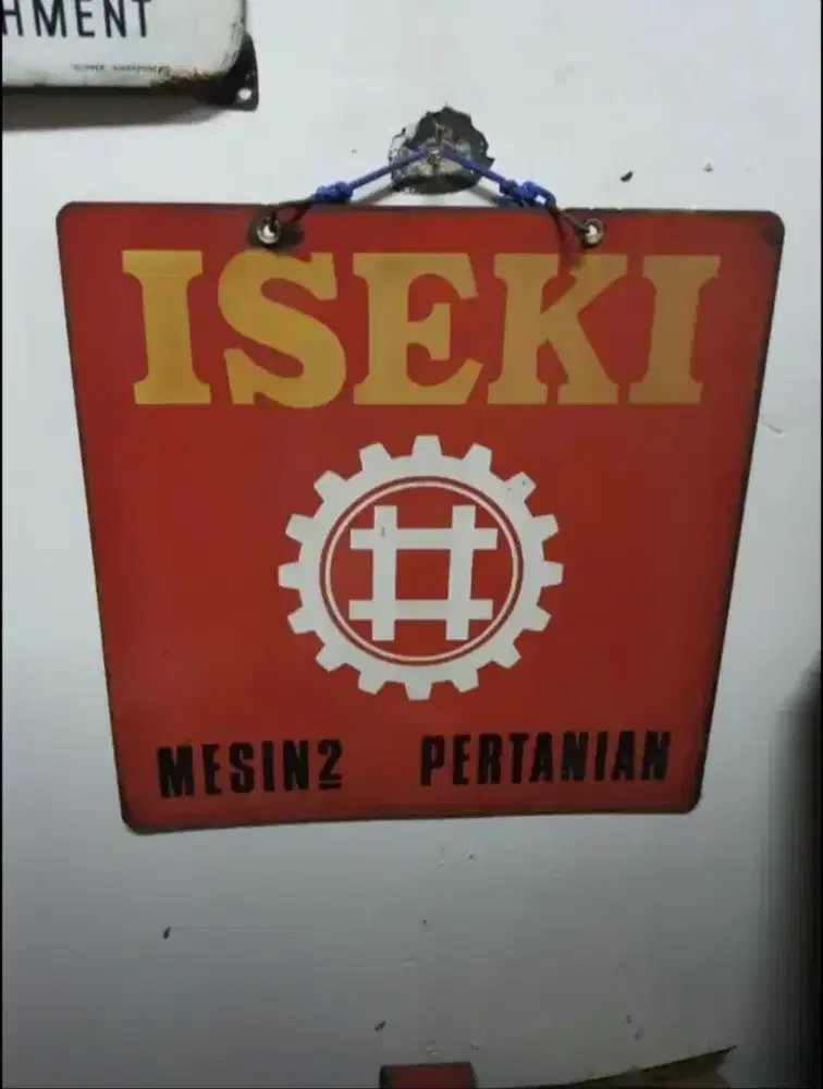 ENAMEL PLAT ISEKI MESIN PERTANIAN
