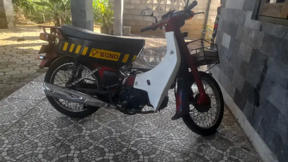 Custom bisnis yamaha v80 supra x125