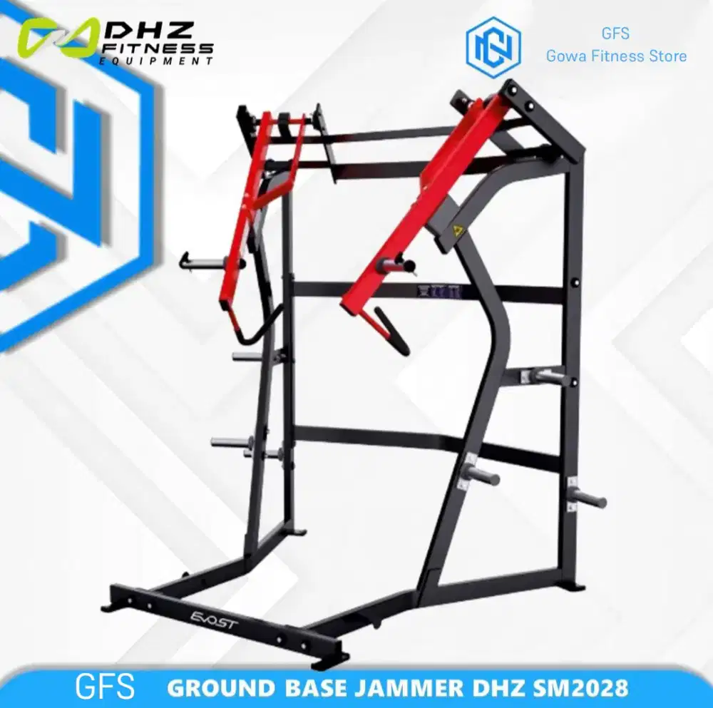 Alat Fitness Reverse Hyper Extension SM2028 Dhz Hammer Force Pro Plate