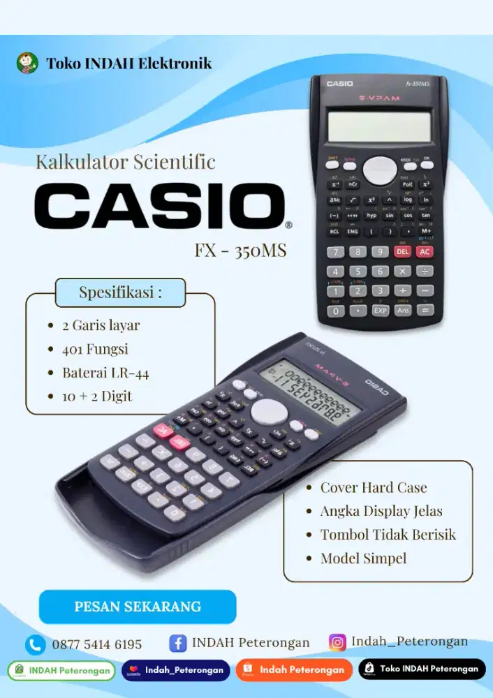 KALKULATOR SCIENTIFIC CASIO