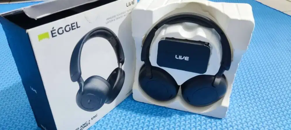 EGGEL LIVE Hybrid ANC Headphones - Audio Mantap (Minus Pemakaian)