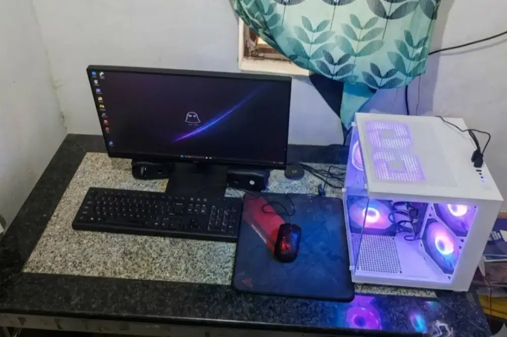 PC Fullset Casing Aquarium - Siap Pakai - Free Kabel & Terminal