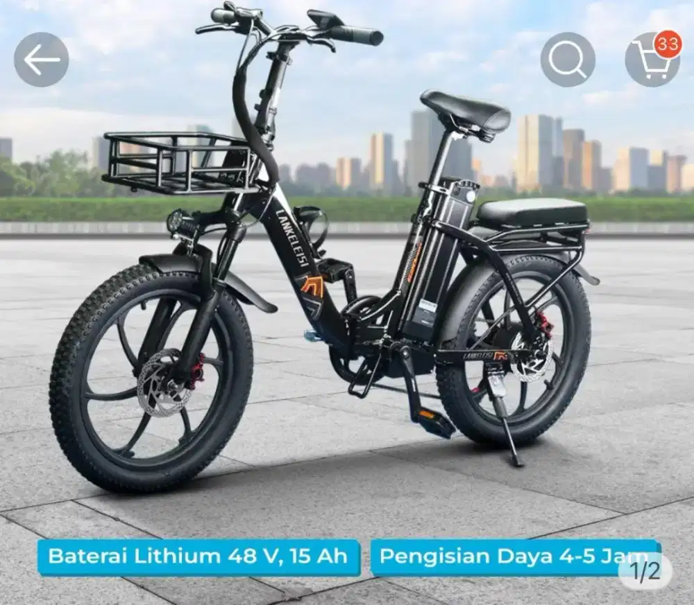 SEPEDA LISTRIK BARU