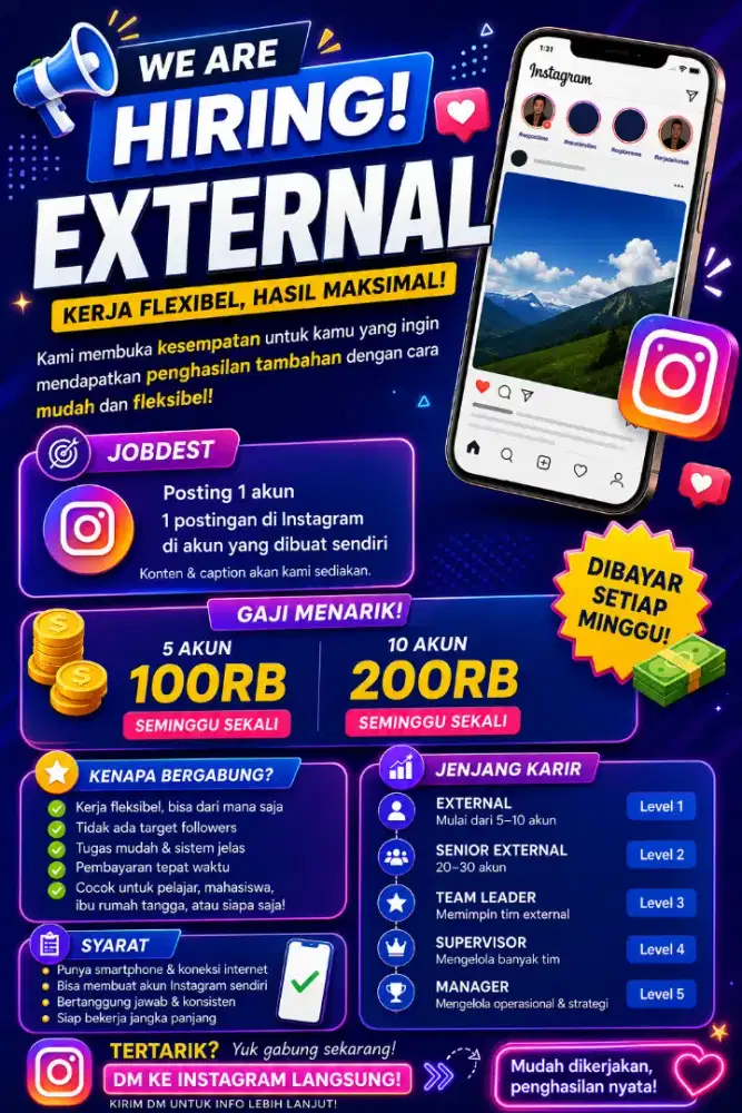LOWONGAN KONTEN CREATOR