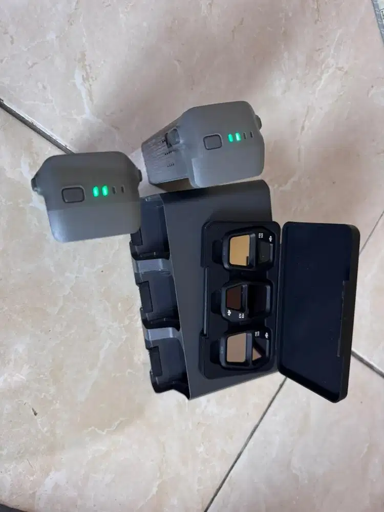 Ori 2 Baterai DJI Air 3s, Charger Hub + ND Filter
