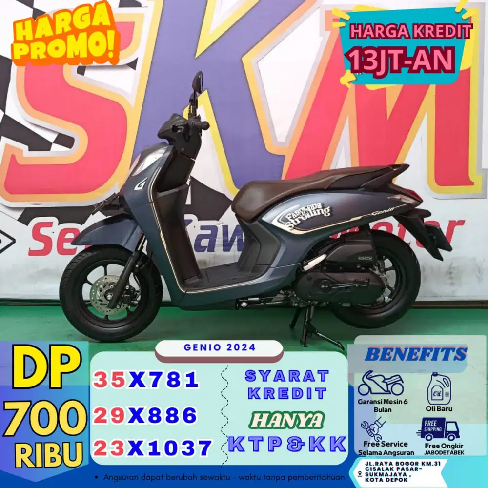( gebyar dp:700 genii genio tahun 2024 syarat kk dan KTP guys