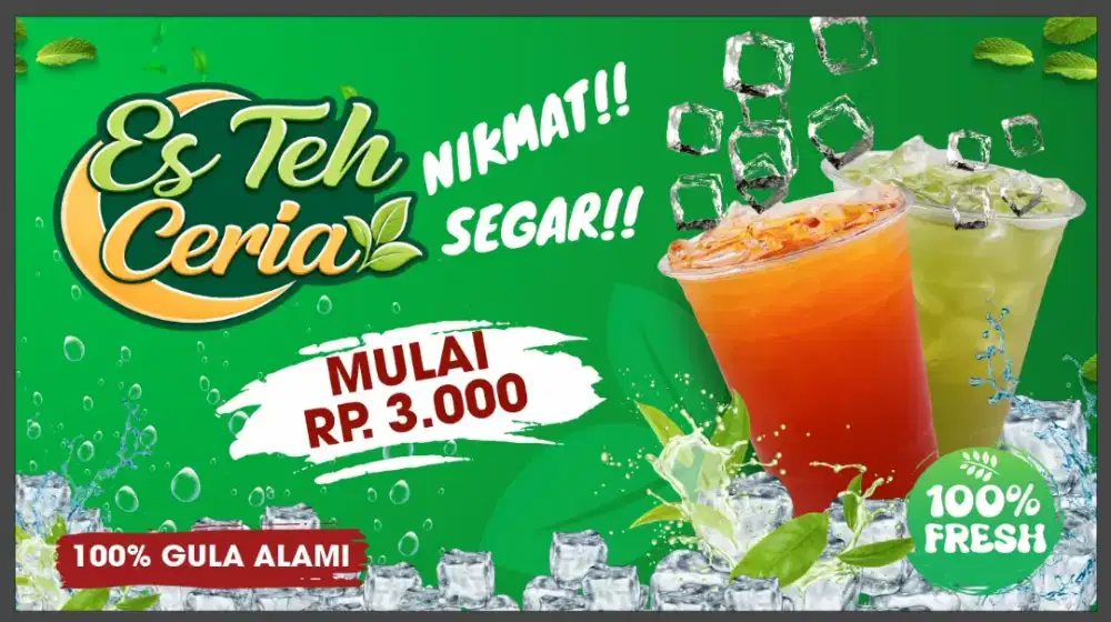 Jualan Es teh ceria