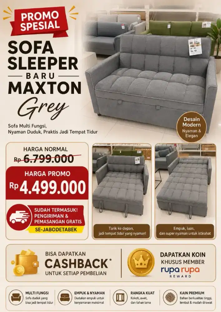 Sofa Sleeper Maxton Selma