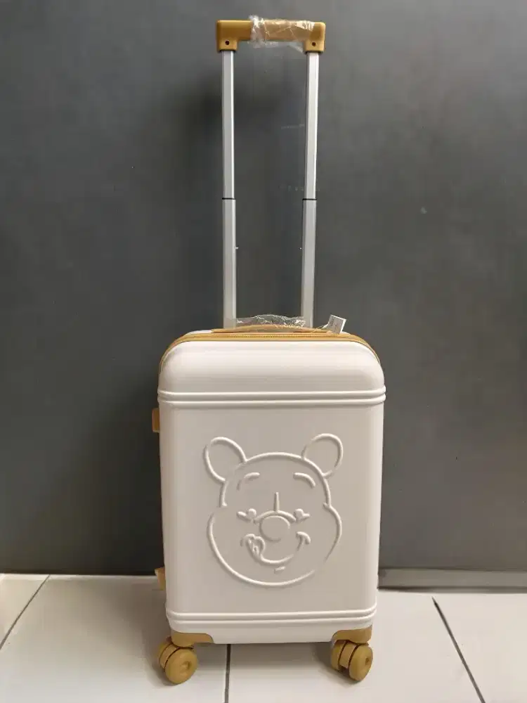 Koper Kabin 20 Inch Disney Winnie The Pooh - White Gold