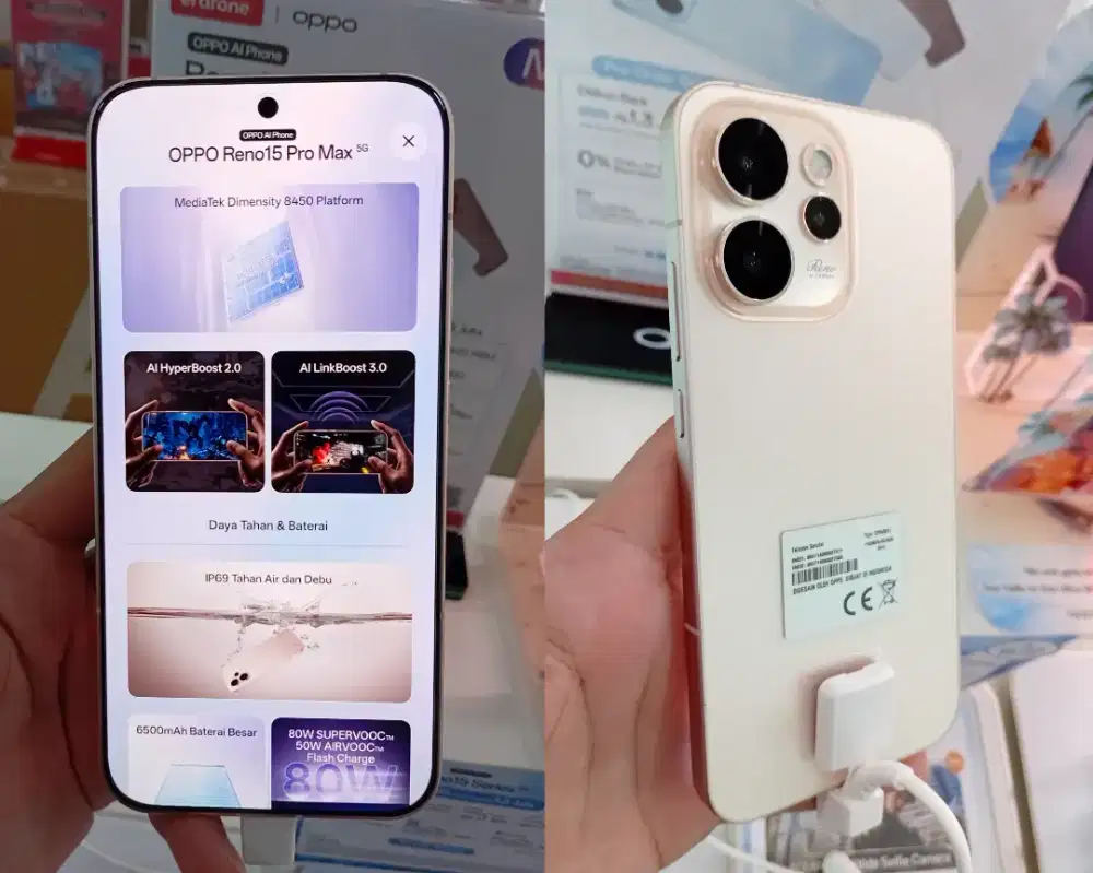 OPPO Reno15 Series! Cicilan 0% Bebas 2 Bulan, Tanpa DP