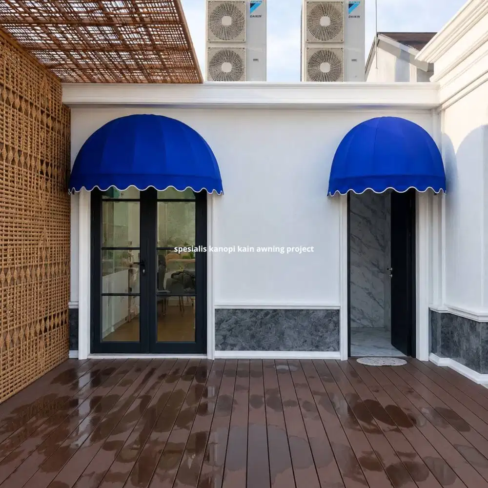 kanopi kain awning untuk caffe dan resto murah bahan berkualitas