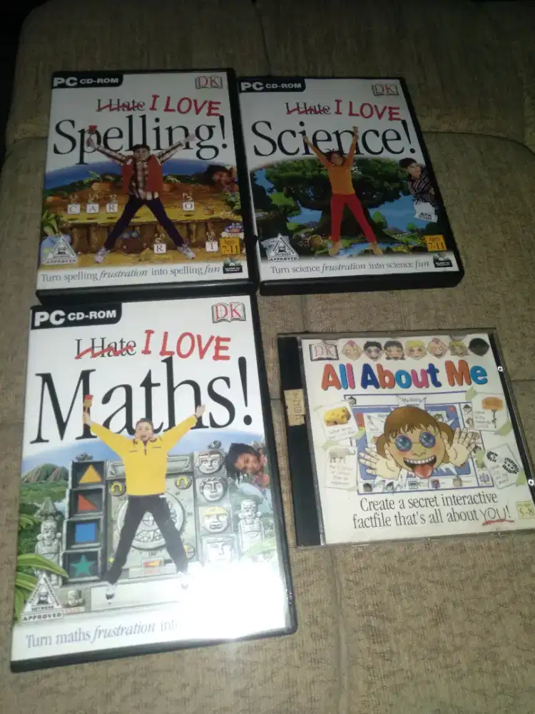Edukasi CD-ROM Bundle I Love Spelling, Maths, Science & All About Me