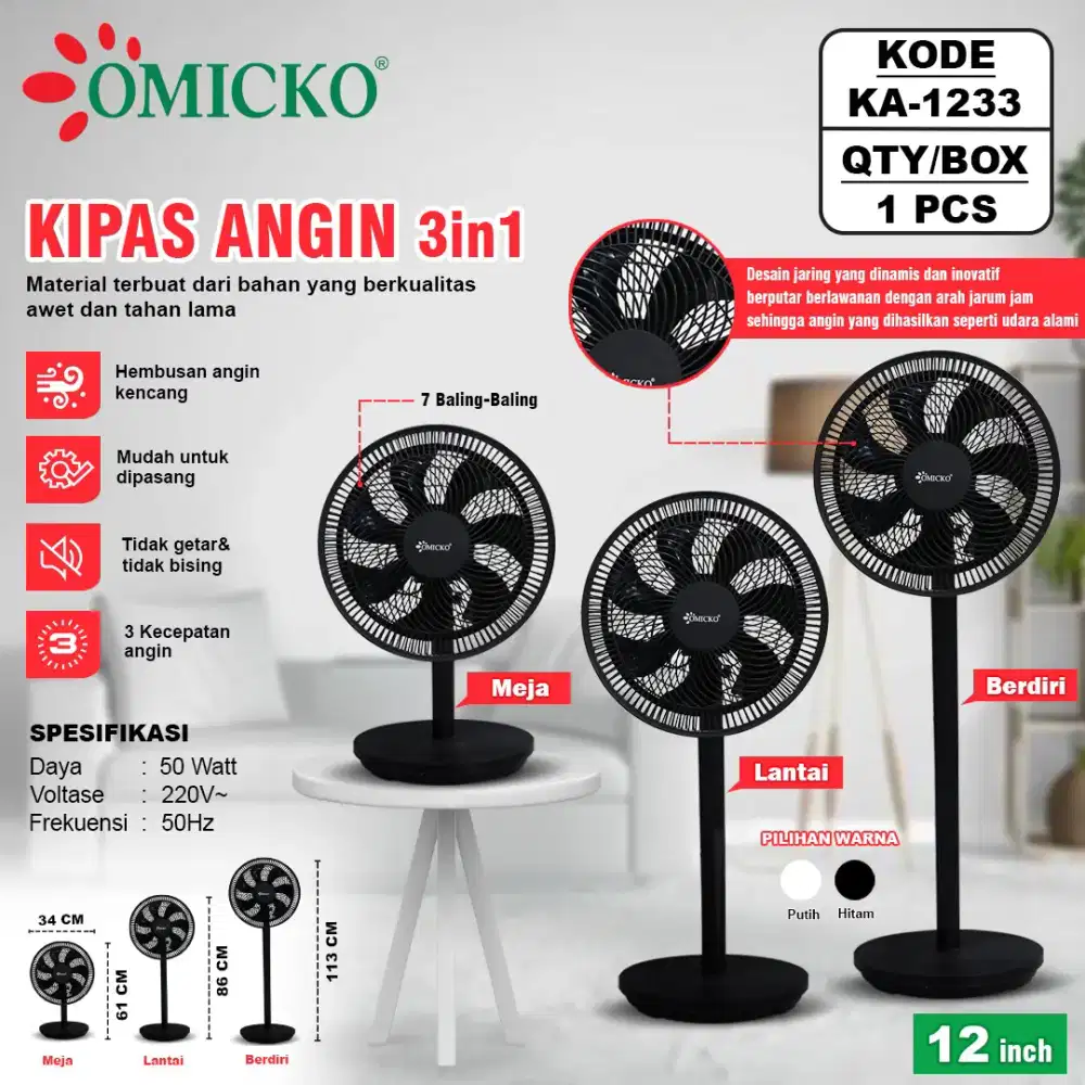 Kipas Angin 3 in 1