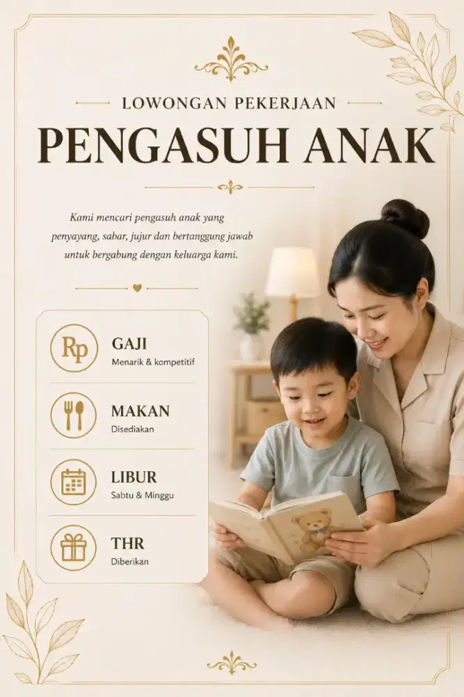 Dicari Pengasuh Anak / ART