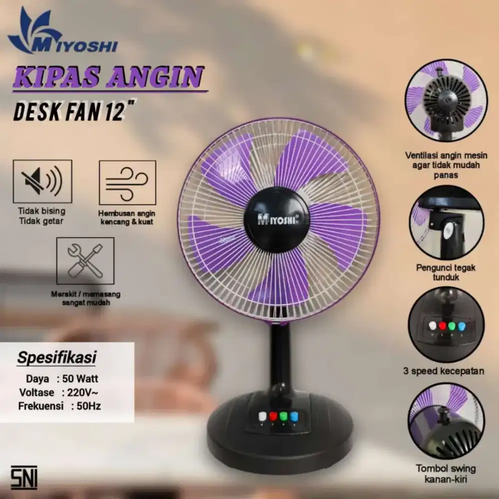 Kipas Angin Desk Fan 12