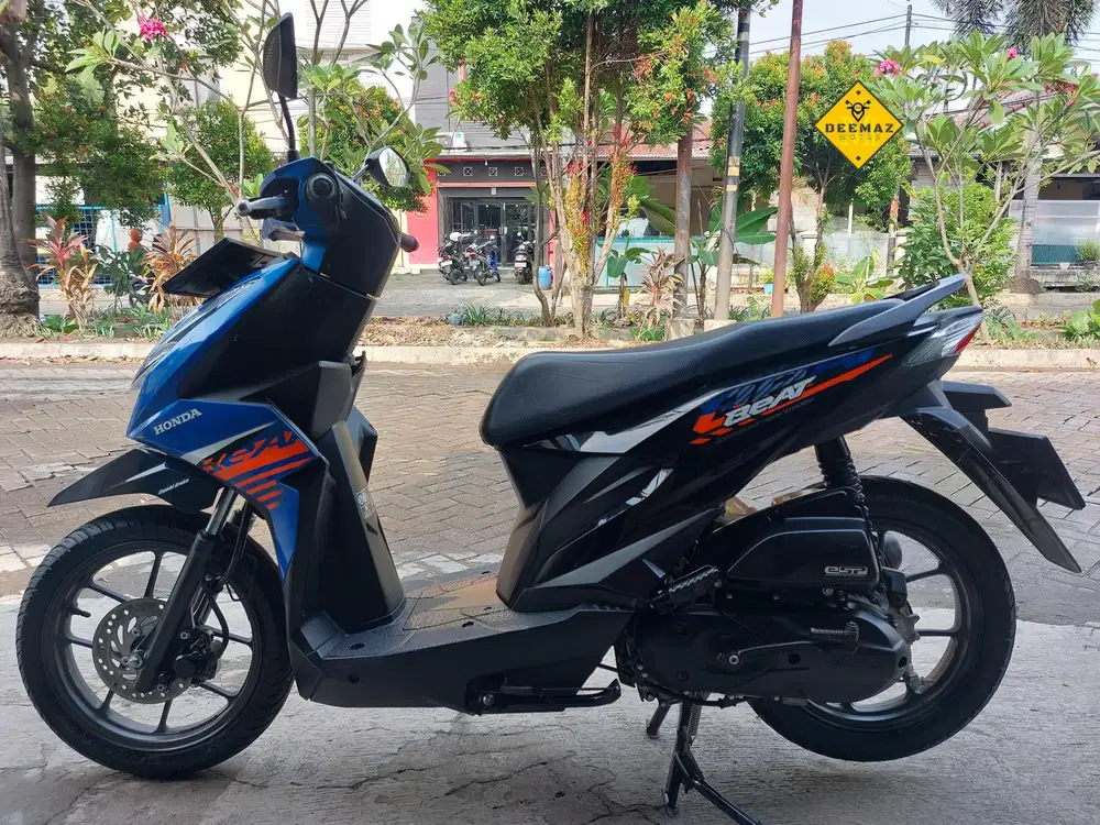 (DP 900 Rb)‼️ Honda Beat CBS Biru Hitam 2023 Cash / Kredit
