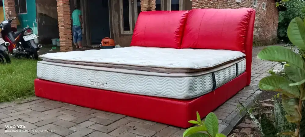 Serta compact set bedframe mewah uk 200